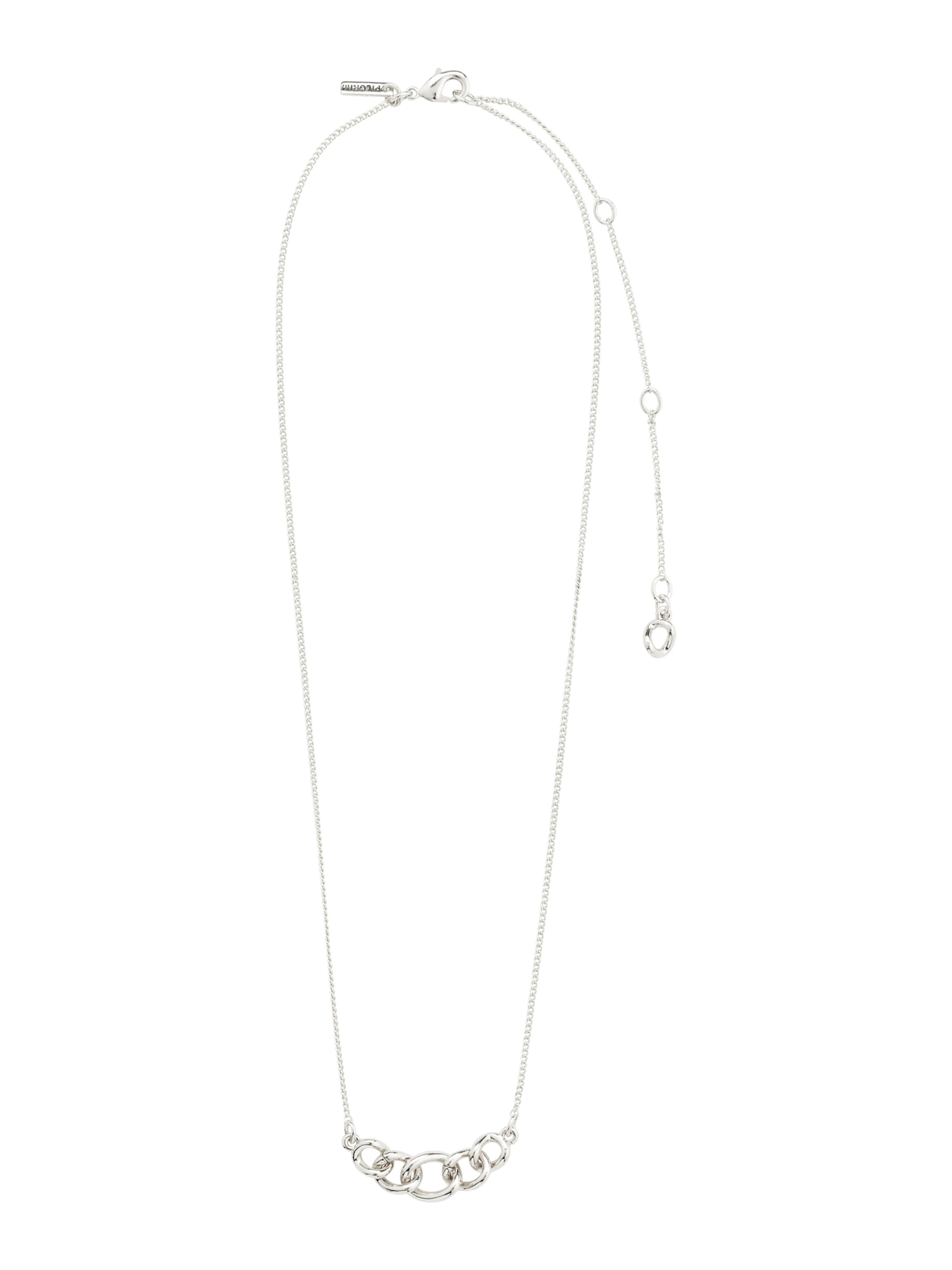 Pilgrim Necklace 'Wrenley' in Silver: front