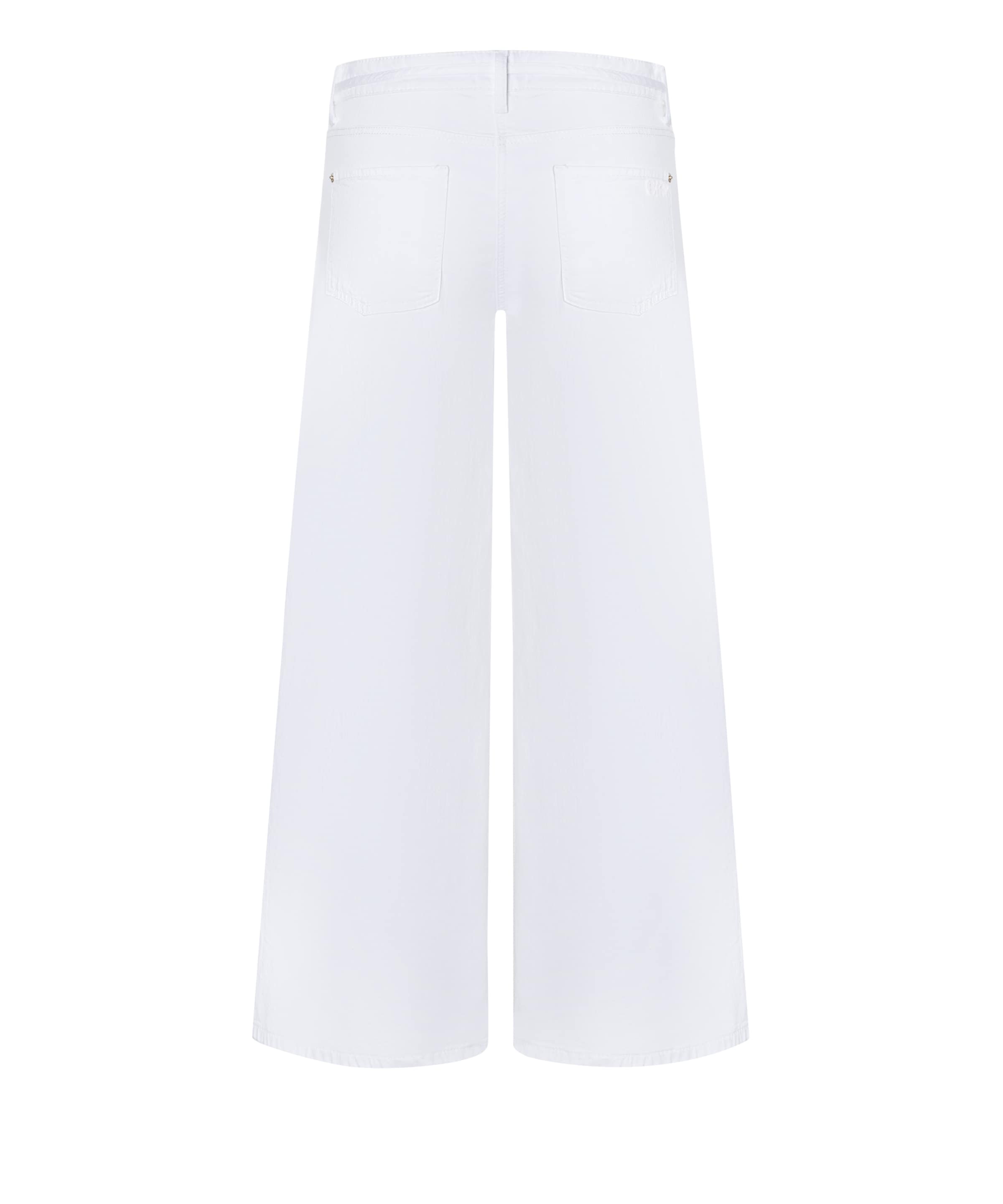 Cambio Wide leg Jeans in White