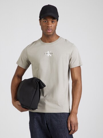 Calvin Klein Jeans Póló - szürke: elől