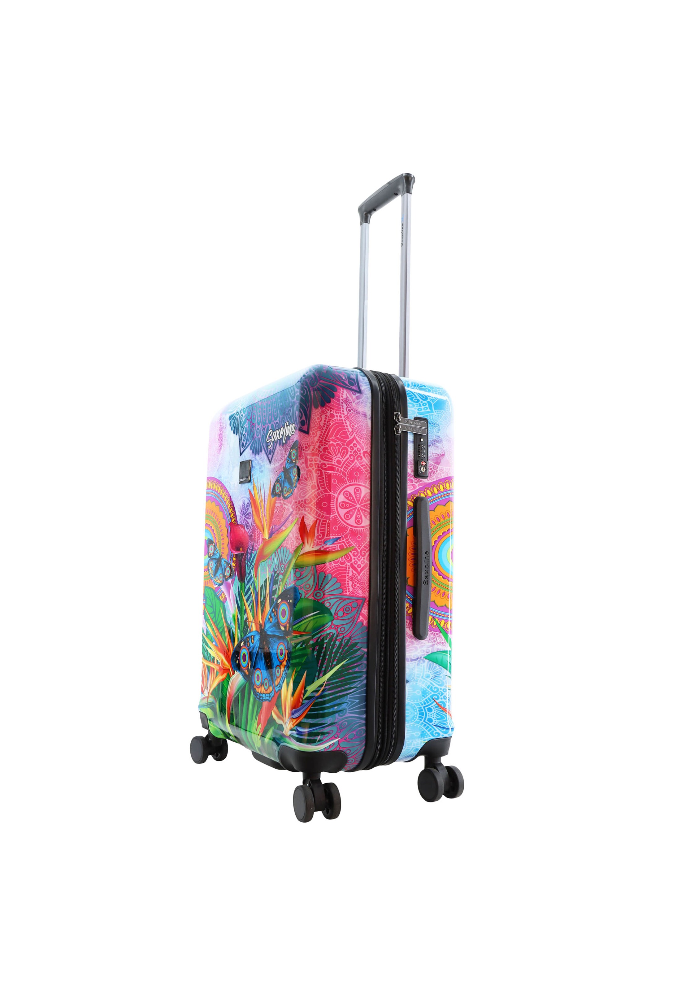 Saxoline Blue Suitcase in Mixed colors