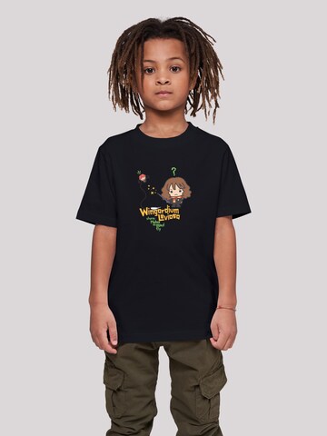 T-Shirt 'Harry Potter Hermione Granger Wingardium Leviosa Junior' F4NT4STIC en noir : devant