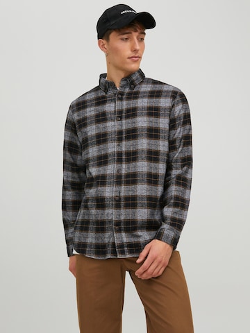 JACK & JONES Regular fit Риза 'Barret' в синьо: отпред