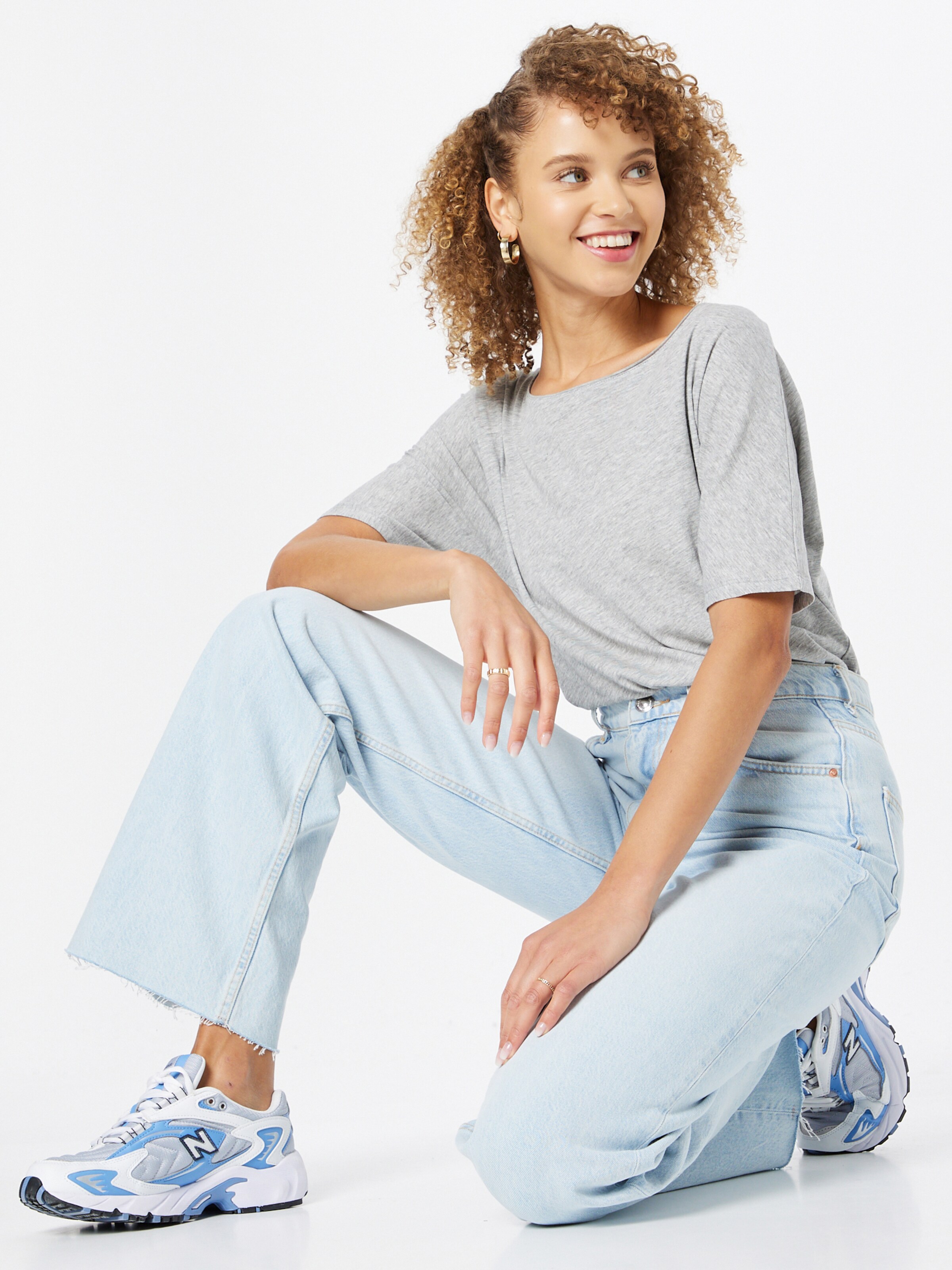 Frauen Shirts & Tops QS by s.Oliver Shirt in Graumeliert - NI03385 Frauen Shirts & Tops QS by s.Oliver Shirt in Graumeliert - NI03385