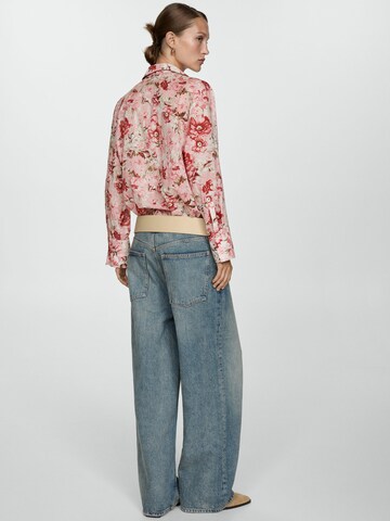MANGO Blouse 'CLIPPER' in Pink