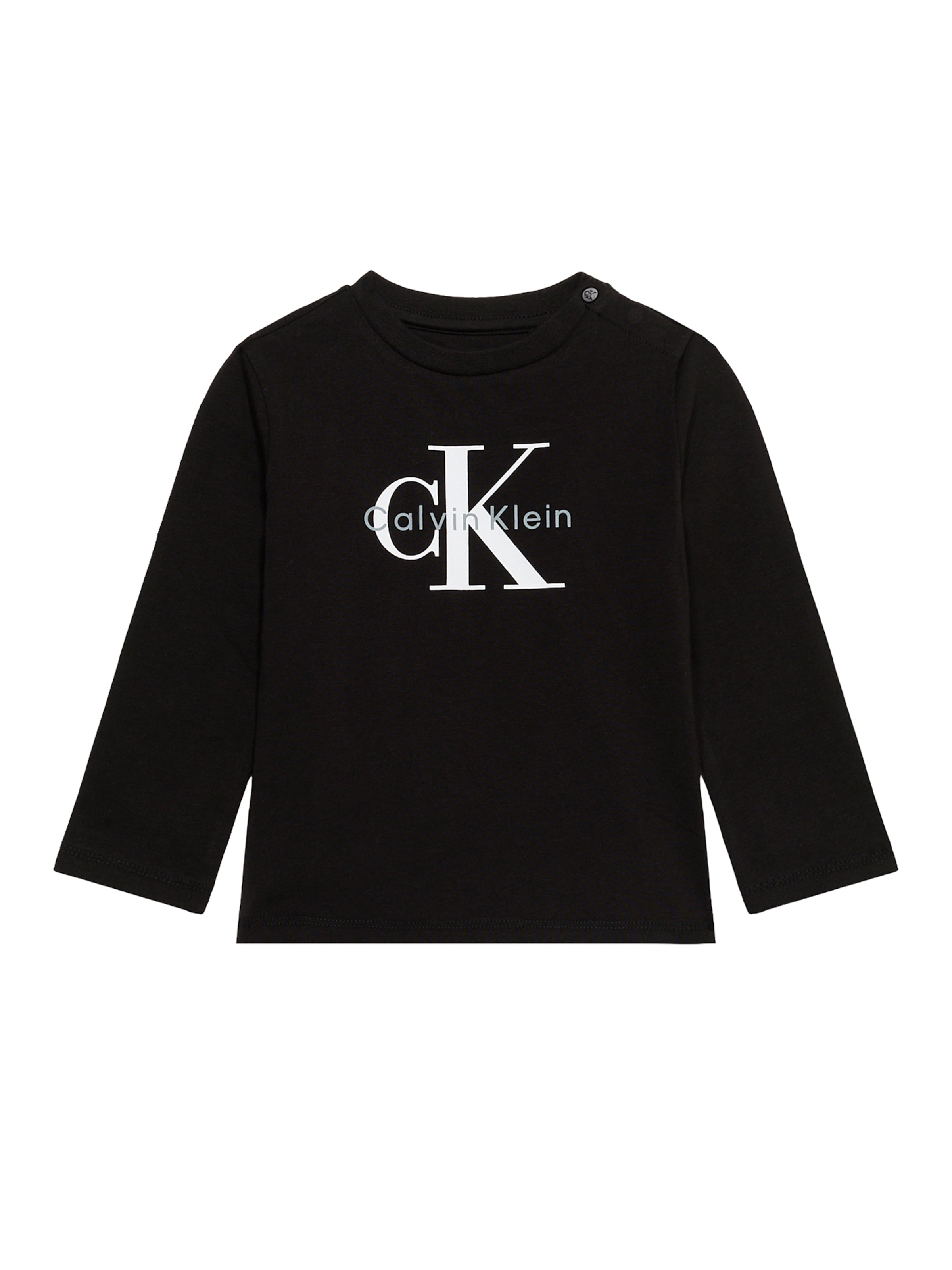 Calvin Klein Jeans Μπλουζάκι σε μαύρο: μπροστά