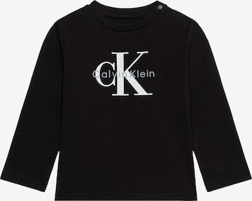 Calvin Klein Jeans Tričko – černá: přední strana
