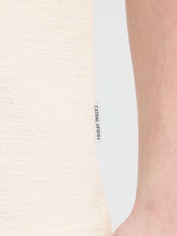 Casual Friday - Regular Fit Camisa ' CFEgebjerg ' em bege