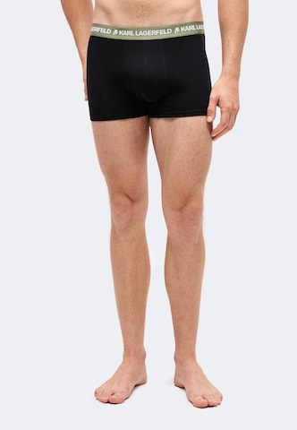 Boxers Karl Lagerfeld en noir : devant