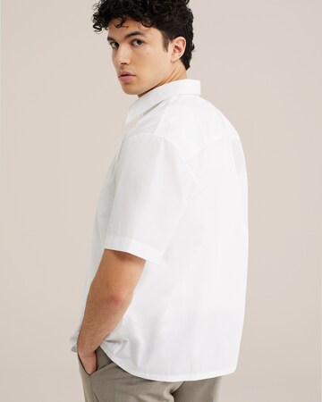 WE Fashion Comfort Fit Hemd in Weiß