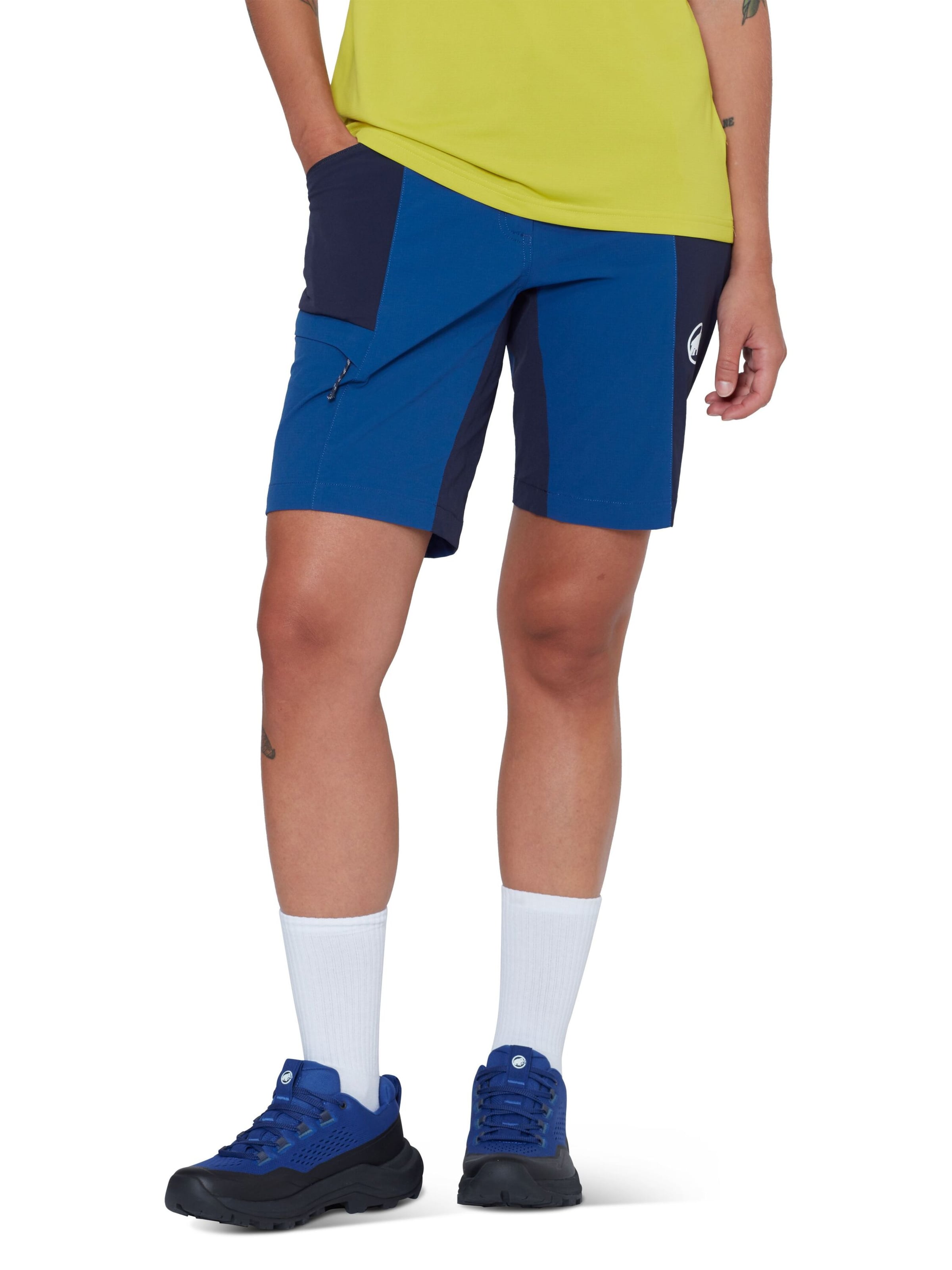 MAMMUT Slim fit Workout Pants 'Ducan' in Blue: front