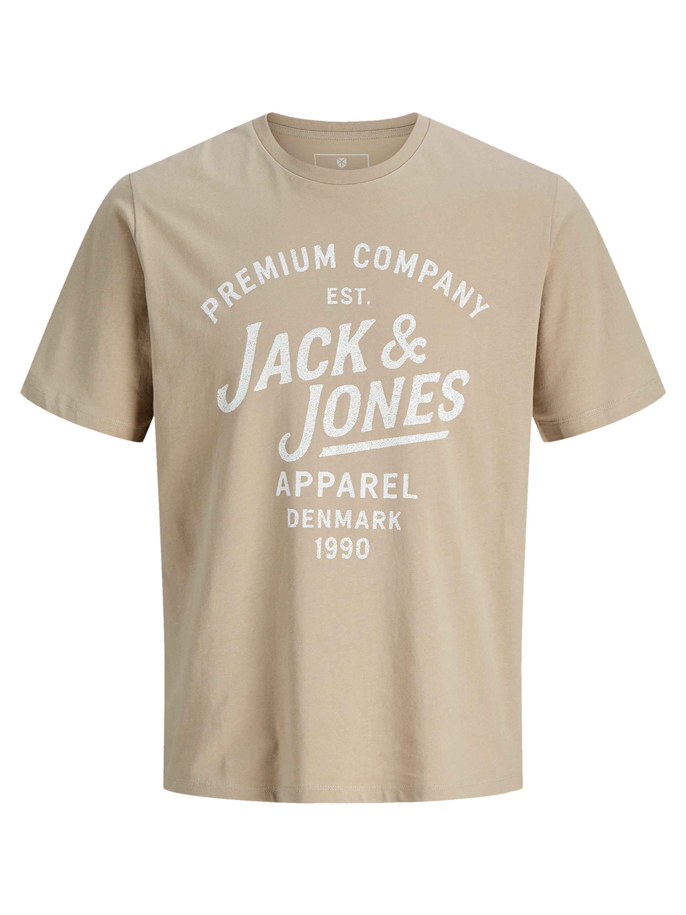 JACK & JONES Shirt 'Bluzane'‌‌‌ in Beige: Vorderseite
