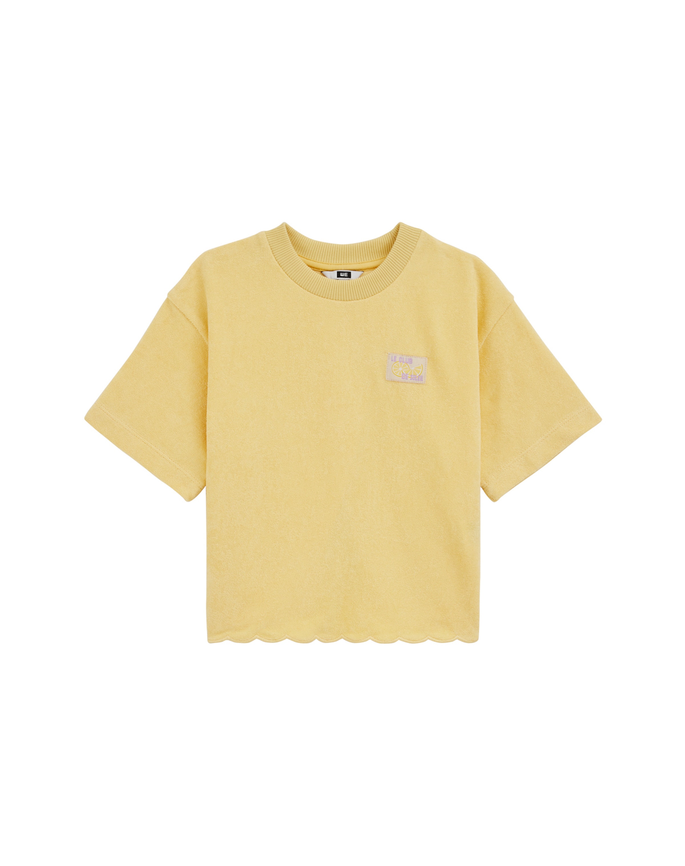 WE Fashion Sweatshirt in gelb, Produktansicht