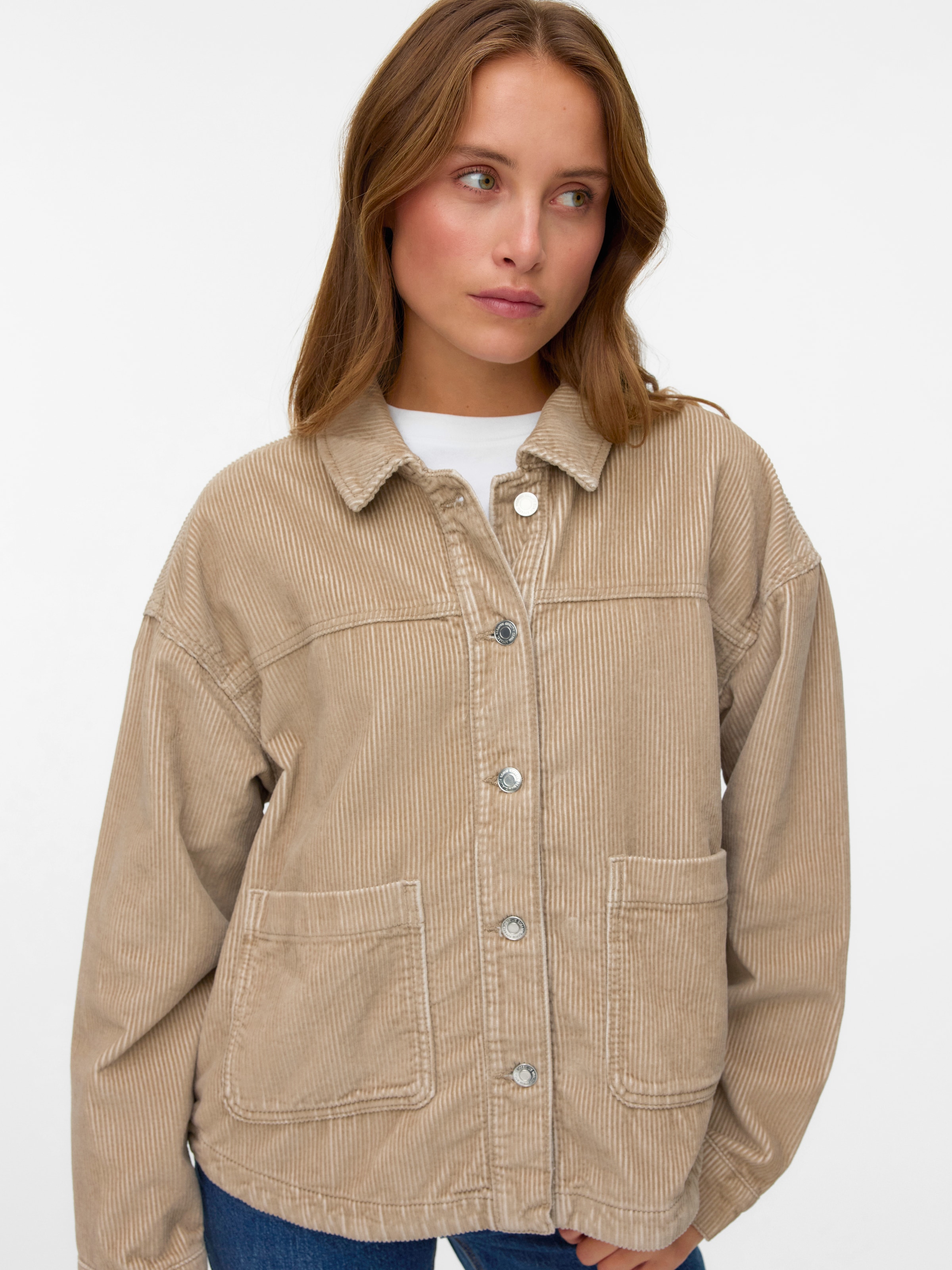VERO MODA Between-season jacket 'VMJamie' in Brown: front
