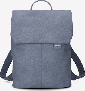 ZWEI Backpack 'MADEMOISELLE.M MR13' in Blue: front