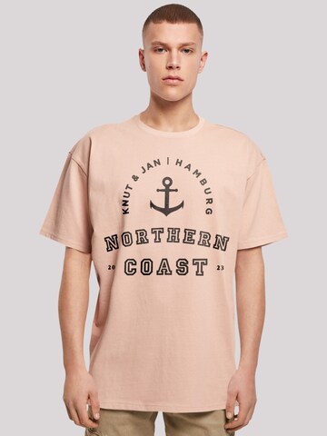 T-Shirt F4NT4STIC en rose : devant