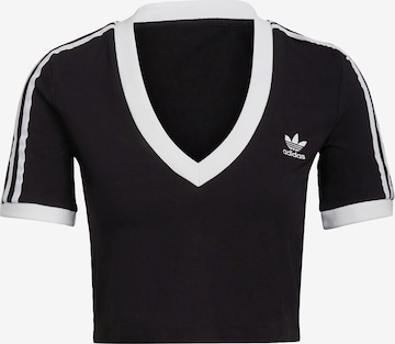 ADIDAS ORIGINALS Shirt in Zwart: voorkant