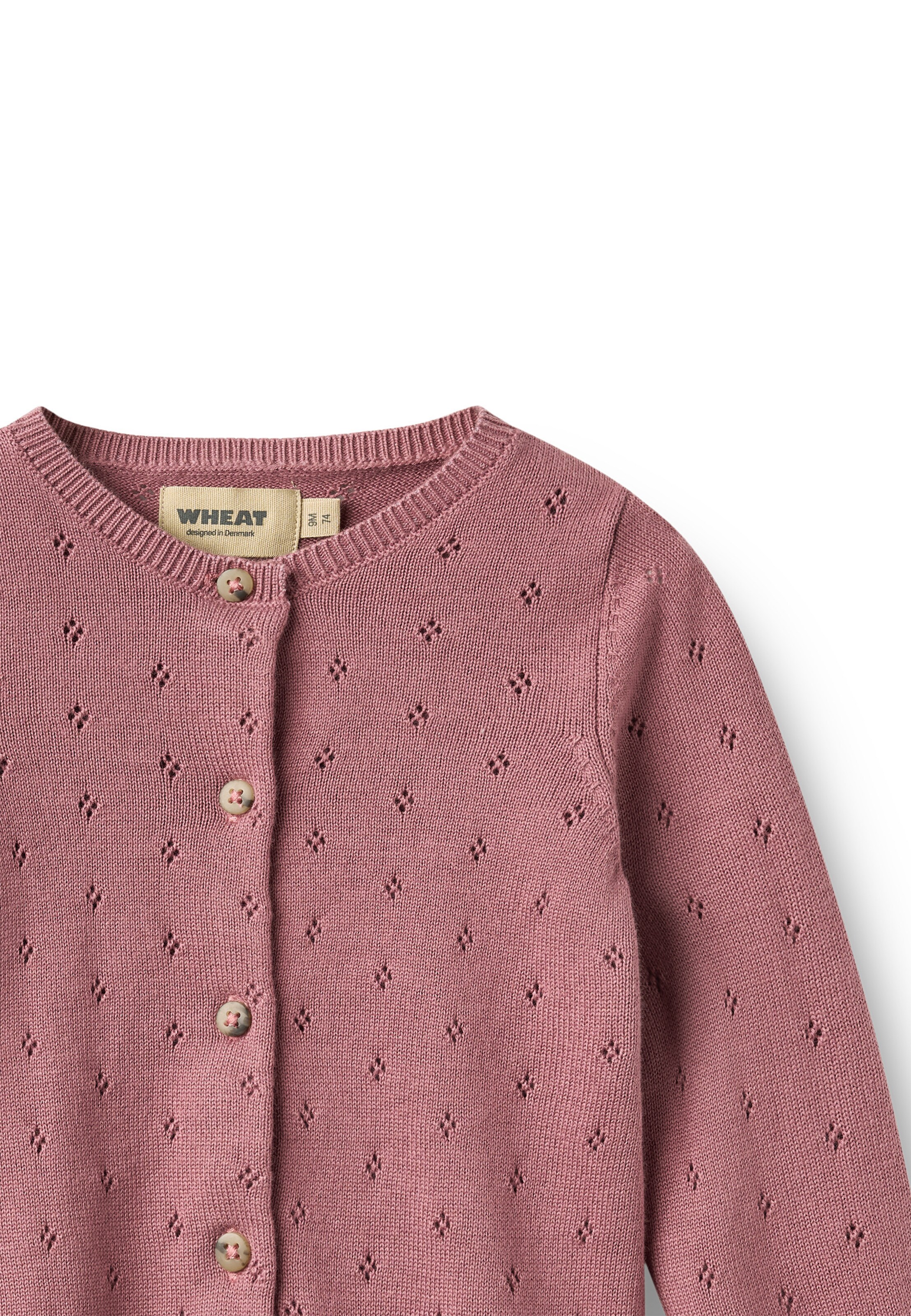 Cardigan 'Maia' WHEAT en violet