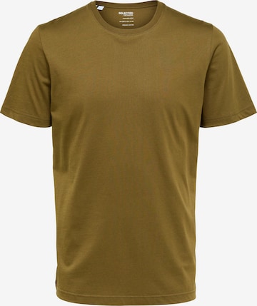 SELECTED HOMME T-Shirt 'Norman' in Grün: predná strana