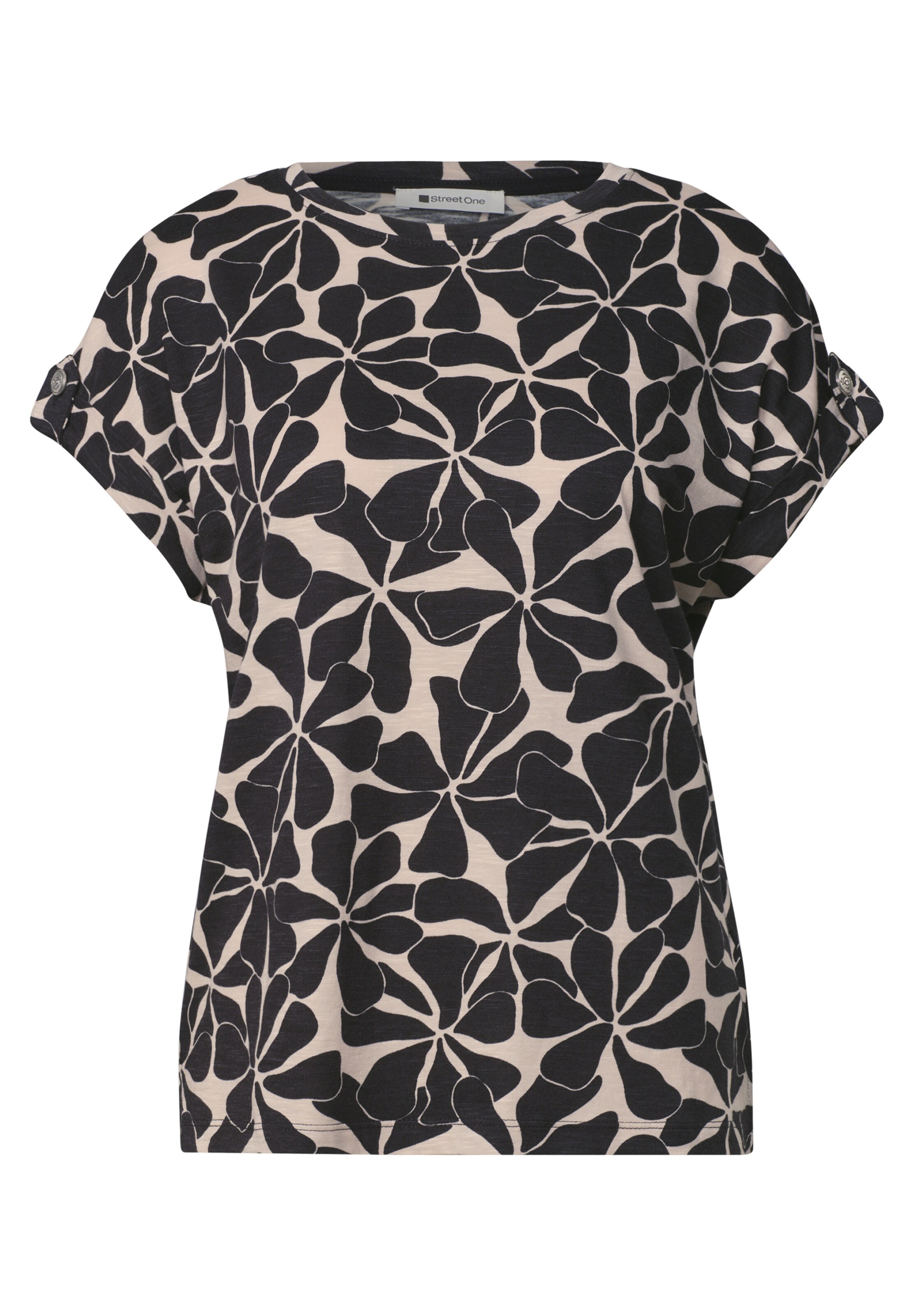 STREET ONE Shirt in Beige: Vorderseite