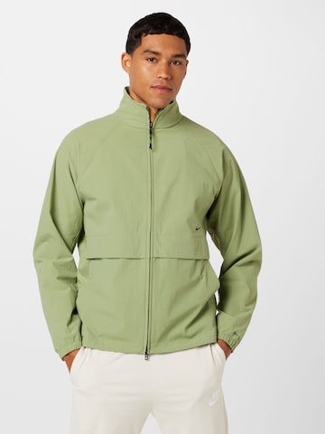 NIKE Športna jakna | zelena barva: sprednja stran