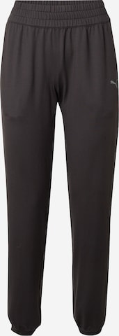 PUMA Tapered Sports trousers 'STUDIO FOUNDATIONS' in Brown: front