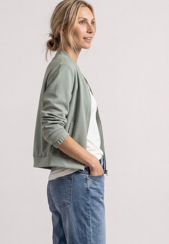 STREET ONE Knit Cardigan in Green