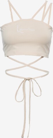 Karl Kani Top in Beige: front