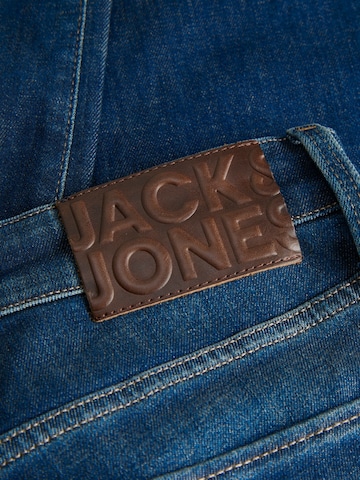 JACK & JONES Slimfit Kavbojke 'JJIGLENN JJICON' | modra barva