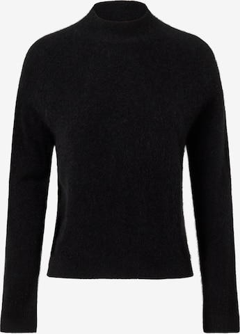 Pull-over CASH-MERE.CH en noir : devant