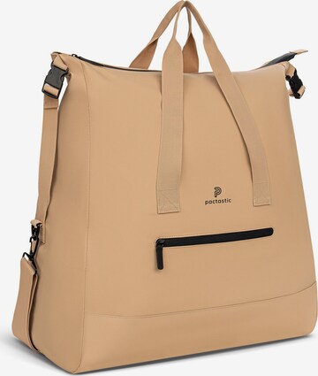 Borsa weekend 'Urban Collection' di Pactastic in beige
