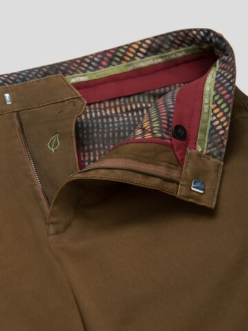 MEYER Slim fit Chino Pants 'Dublin' in Brown