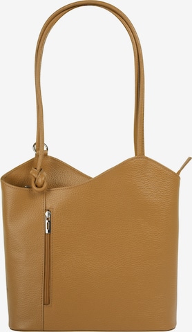 Cluty Backpack in Yellow: front