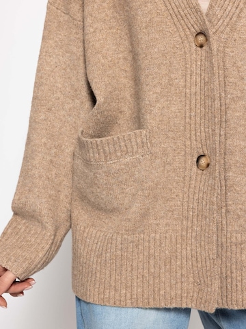 SASSYCLASSY Oversizestrickjacke‌‌‌‌‌‌‌‌ in Grau