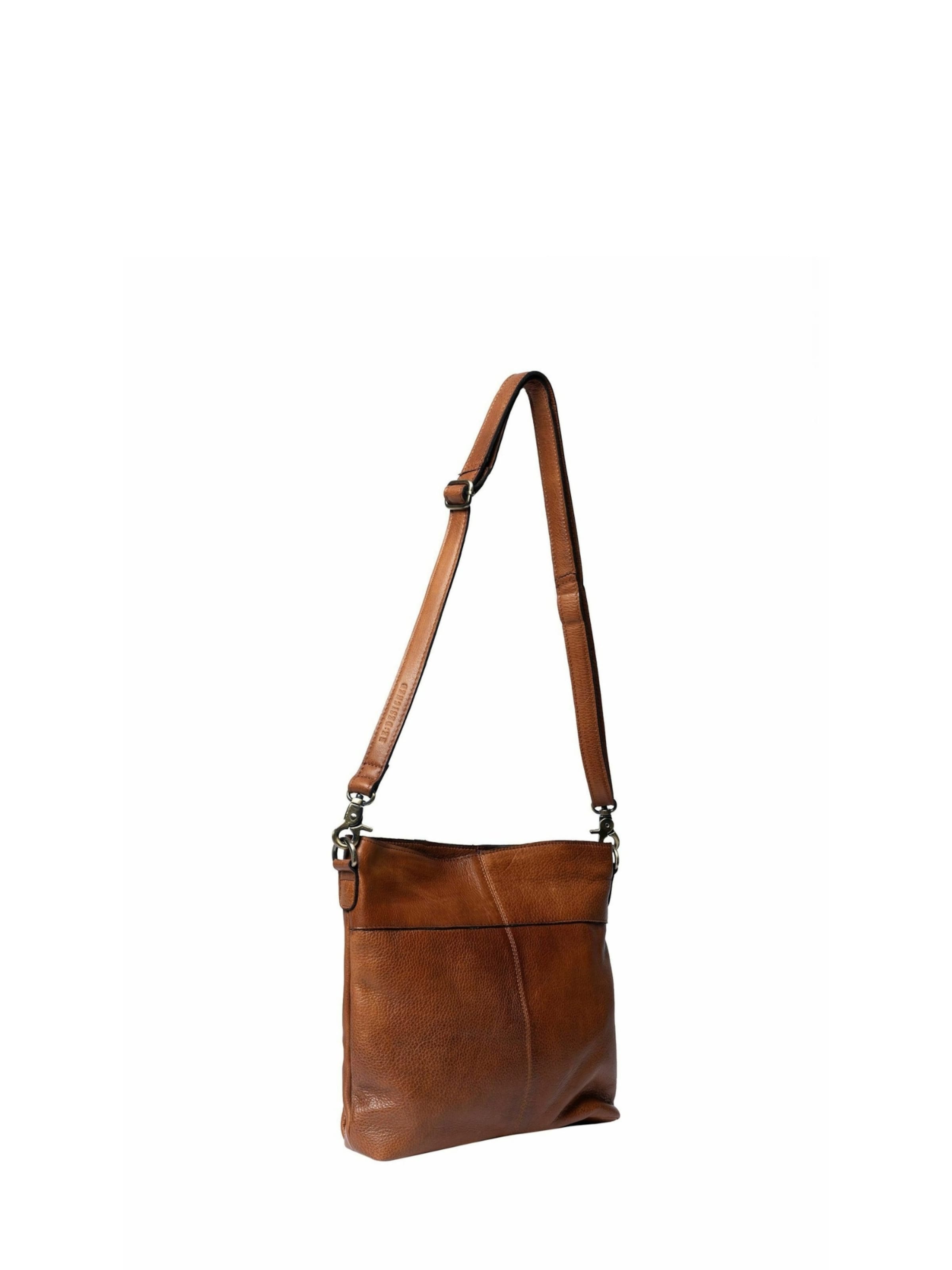 Cabas ' Nisa ' RE:DESIGNED en marron : devant
