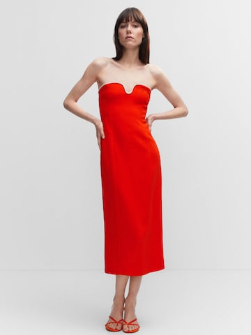 MANGO Sukienka koktajlowa 'BELLI' w kolorze czerwony