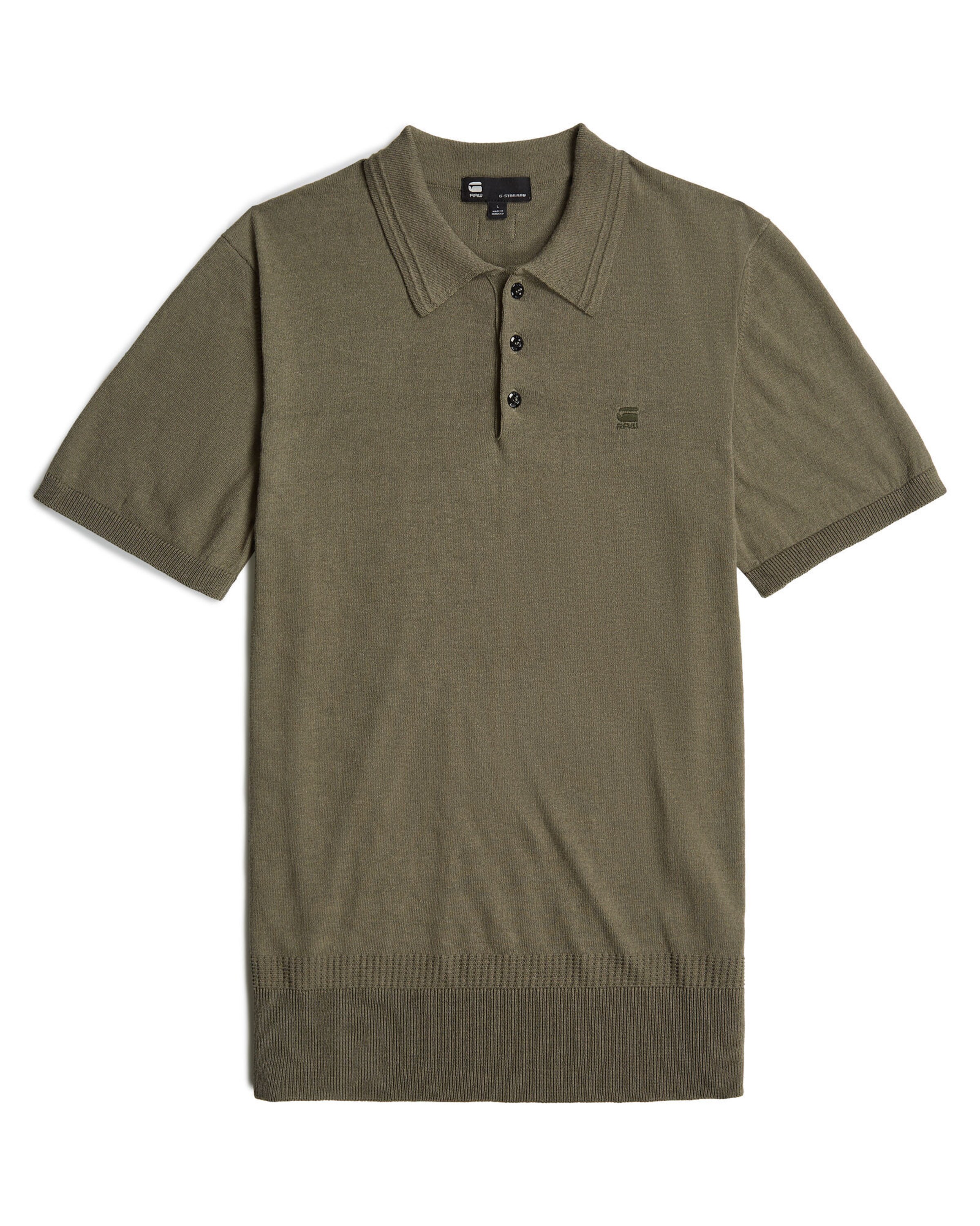 G-STAR Shirt in Groen: voorkant