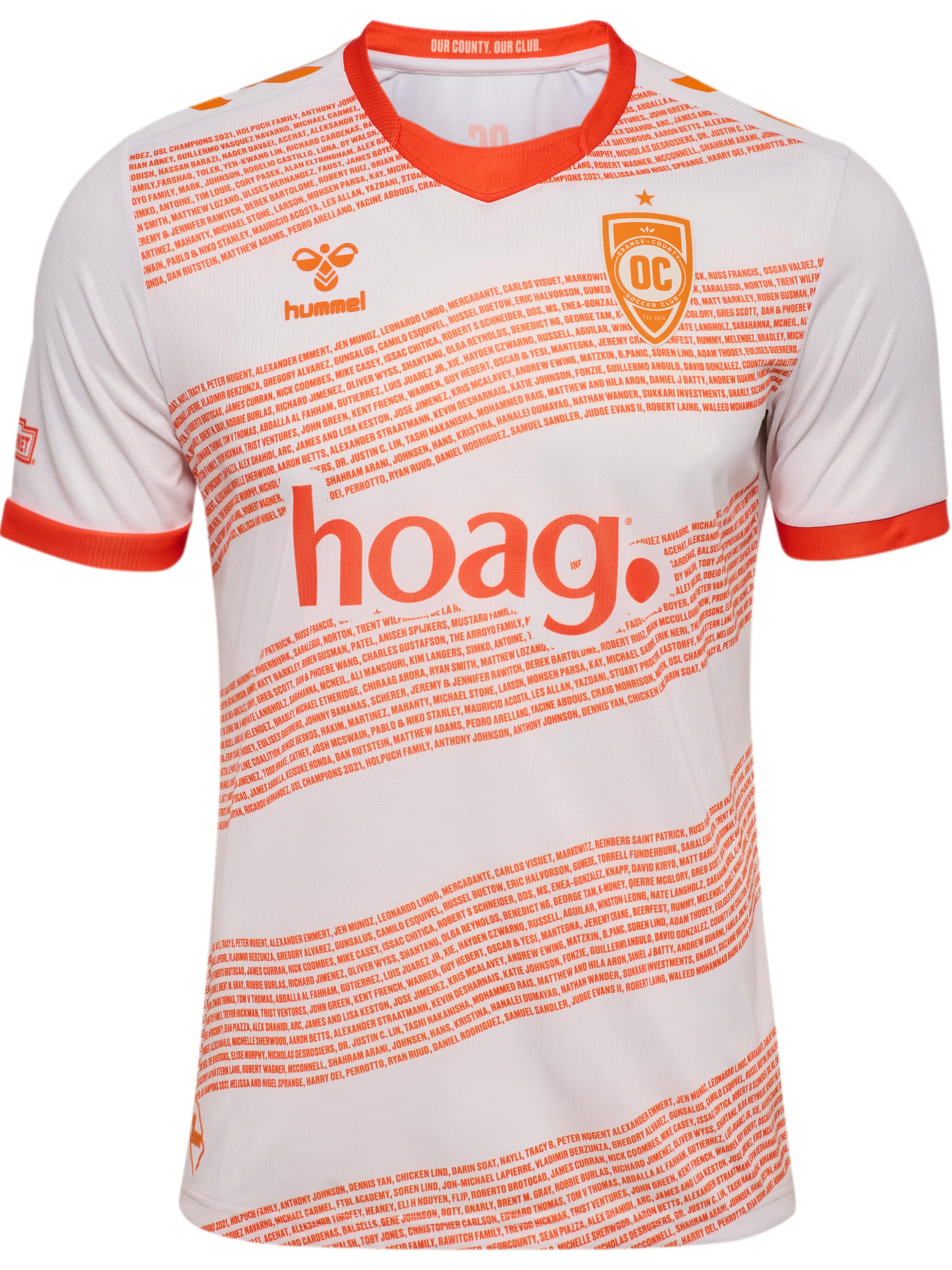 Hummel Fodboldtrøje i hvid: forside