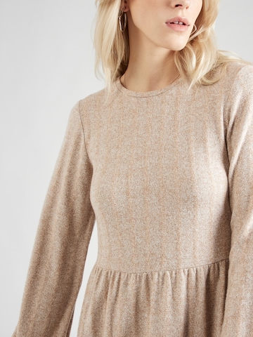 JDY Knitted dress 'ANDREA' in Brown