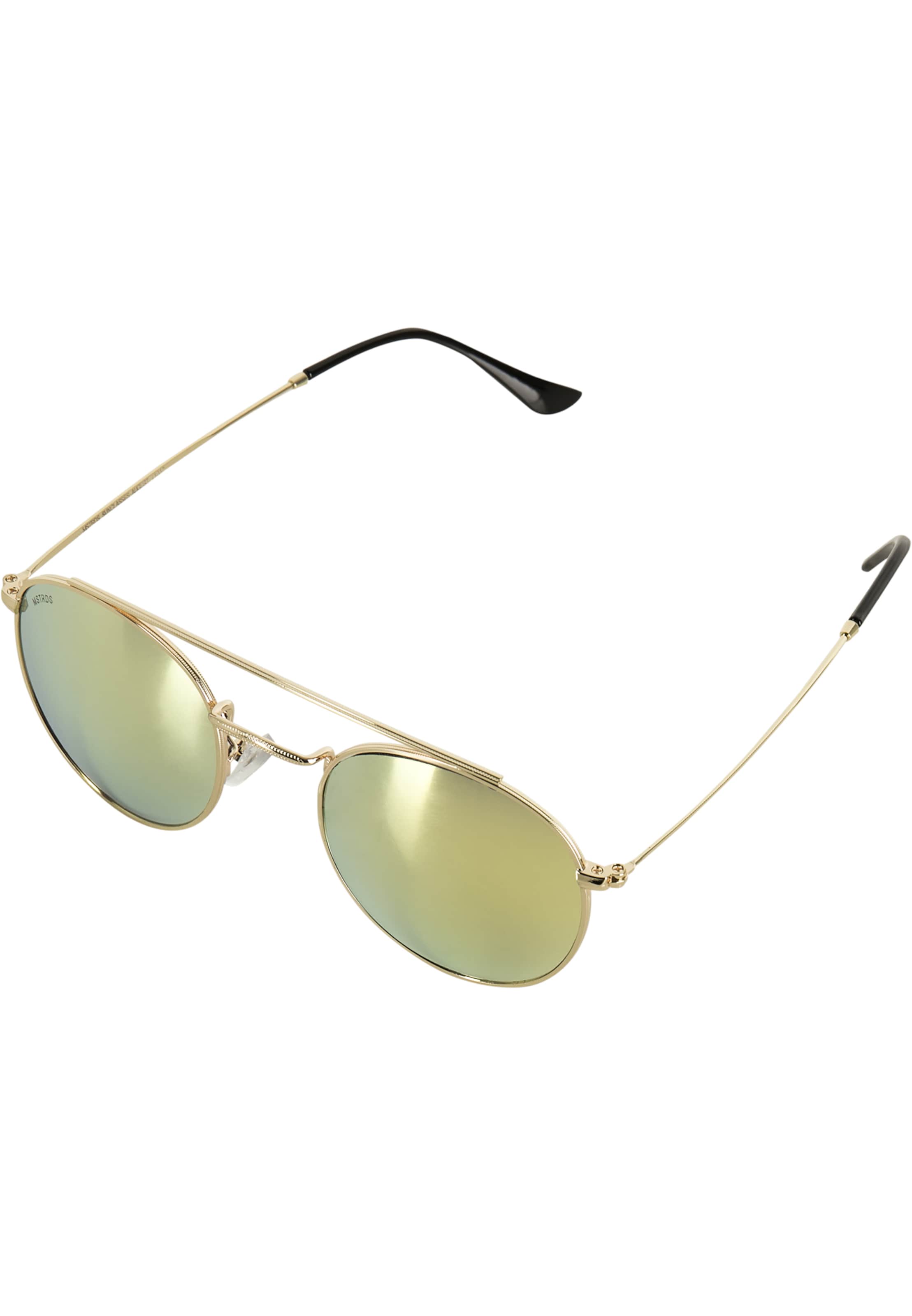 MSTRDS Zonnebril 'August' in Goud: voorkant