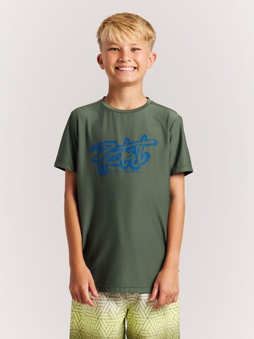 PROTEST Athletic Swimwear 'PRTCaptain JR' in Green: front