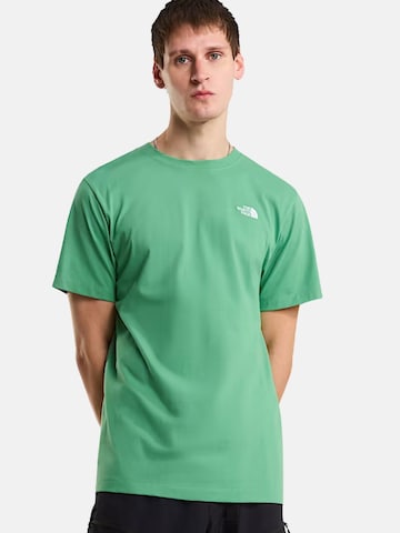THE NORTH FACE Футболка 'EVOLUTION SIMPLE DOME' в Зеленый: спереди