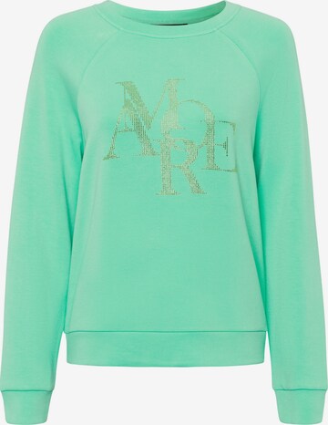 Sweat-shirt zero en vert : devant