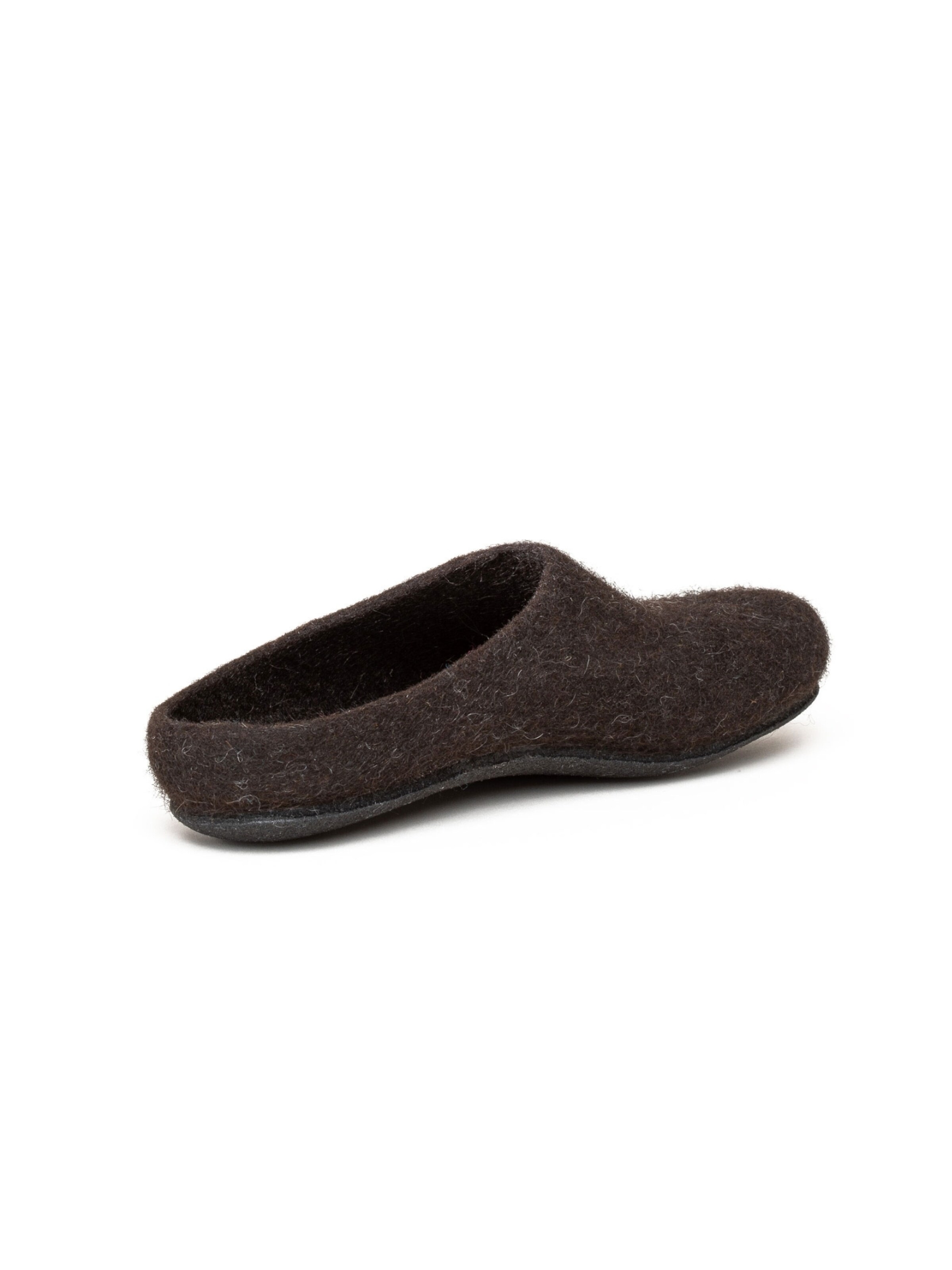 MagicFelt Slippers 'Filzpantoffel AT 719' in Brown