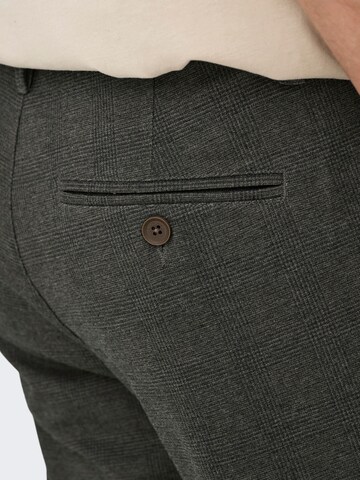 Only & Sons Slimfit Lærredsbukser 'ONSMark' i grå