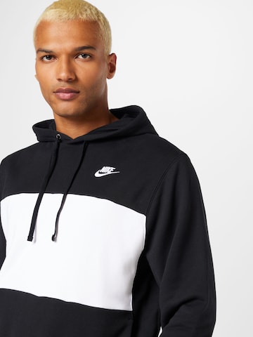 juoda Nike Sportswear Megztinis be užsegimo