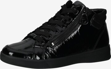 Sneaker alta di ARA in nero: frontale