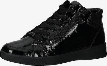 ARA High-Top Sneakers in Black: front