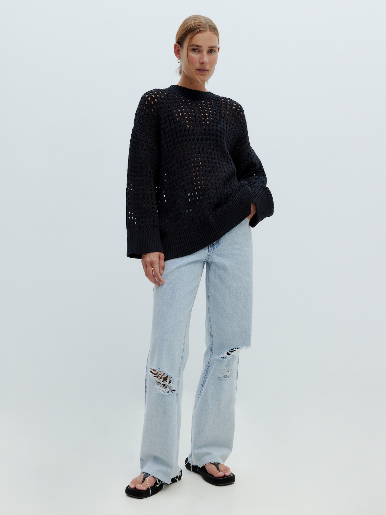 EDITED Produkte Pullover 'Yakira' schwarz