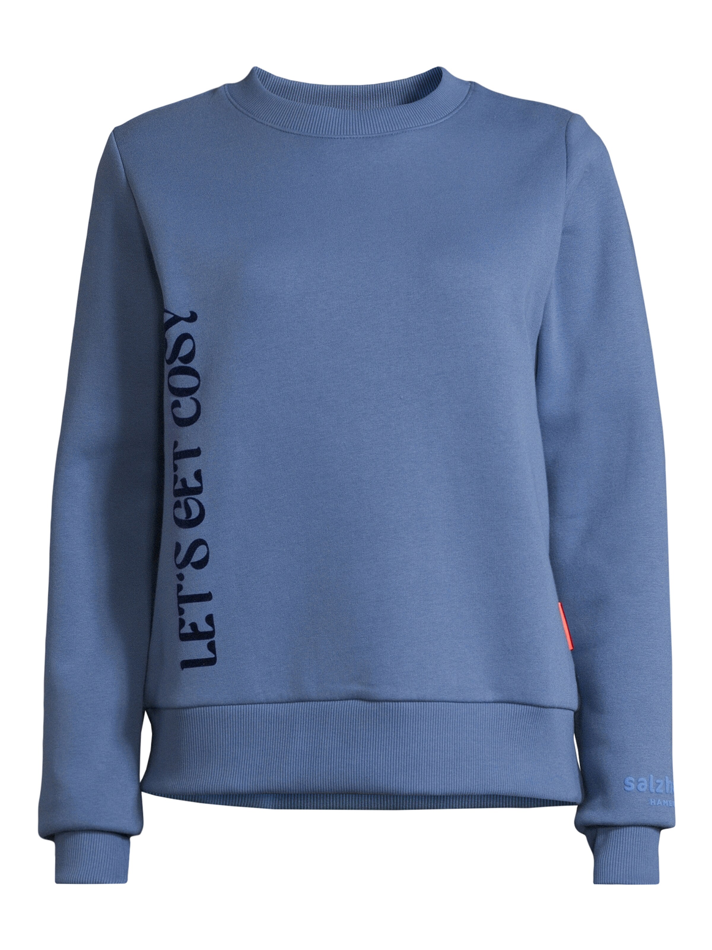 salzhaut Sweatshirt 'Schaopswulle' in Blauw: voorkant