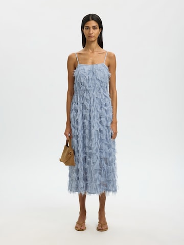 SELECTED Jurk 'SLFMyline' in Blauw